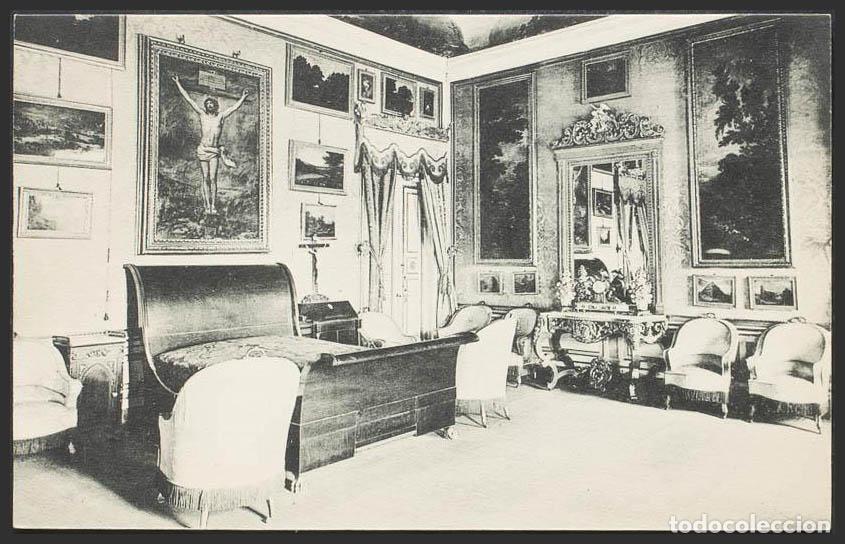 Postales: Madrid. ARANJUEZ. Palacio Real. Dormitorio de la Reina. - Foto 1
