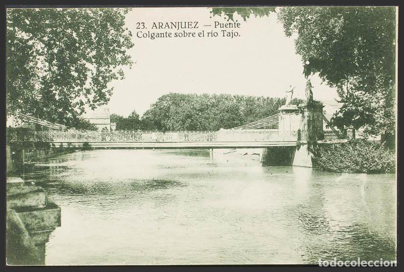 Postales: Madrid. ARANJUEZ. Puente colgante. - Foto 1