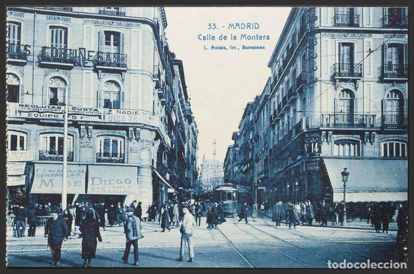 Postales: Madrid. MADRID. Calle de la Montera. - Foto 1