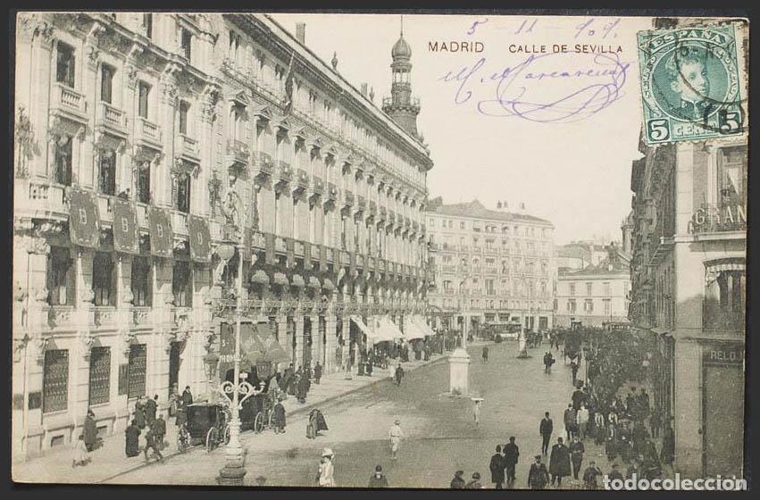 Postales: Madrid. MADRID. Calle de Sevilla. - Foto 1