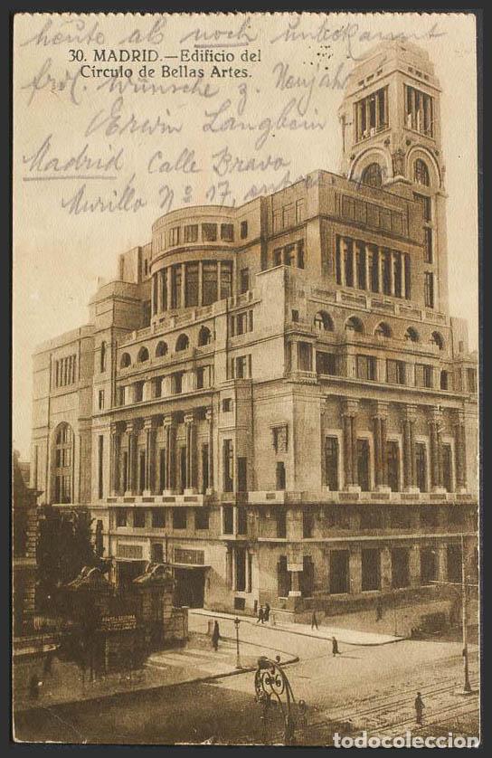 Postales: Madrid. MADRID. C&iacute;rculo de Bellas Artes. - Foto 1