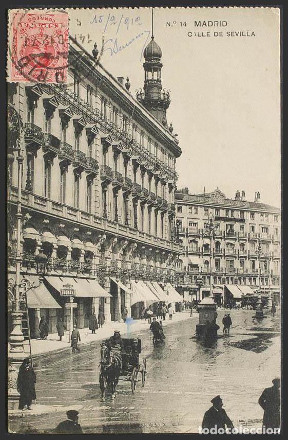 Postales: Madrid. MADRID. Calle de Sevilla. - Foto 1