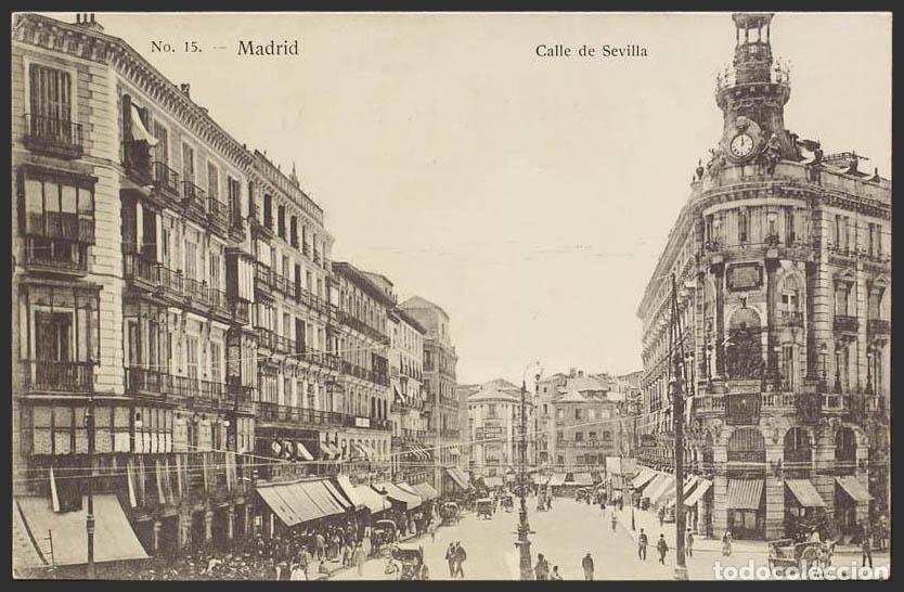 Postales: Madrid. MADRID. Calle de Sevilla. - Foto 1