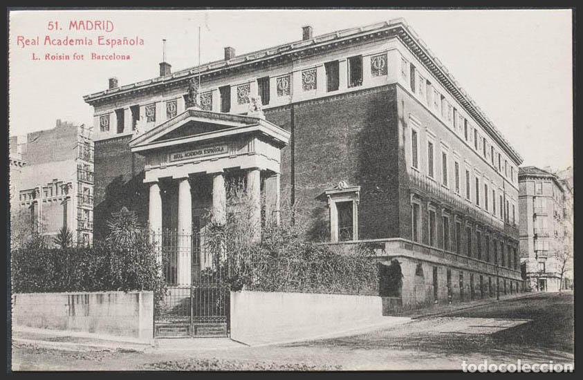 Postales: Madrid. MADRID. Real Academia Espa&ntilde;ola. - Foto 1
