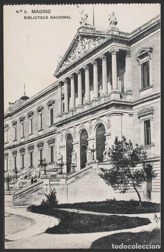 Postales: Madrid. MADRID. Biblioteca Nacional. - Foto 1