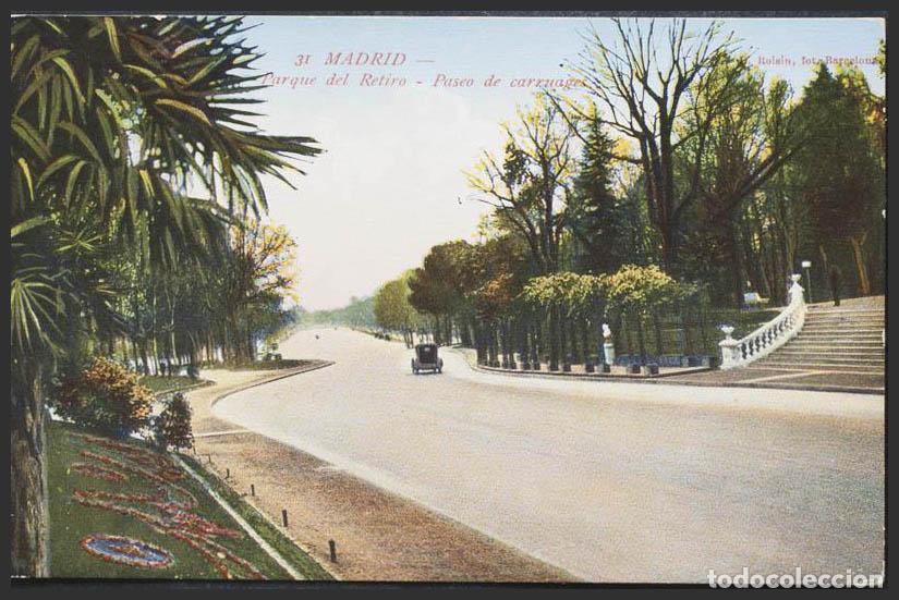 Postales: Madrid. MADRID. Parque del Retiro. Paseo de Carruages. - Foto 1