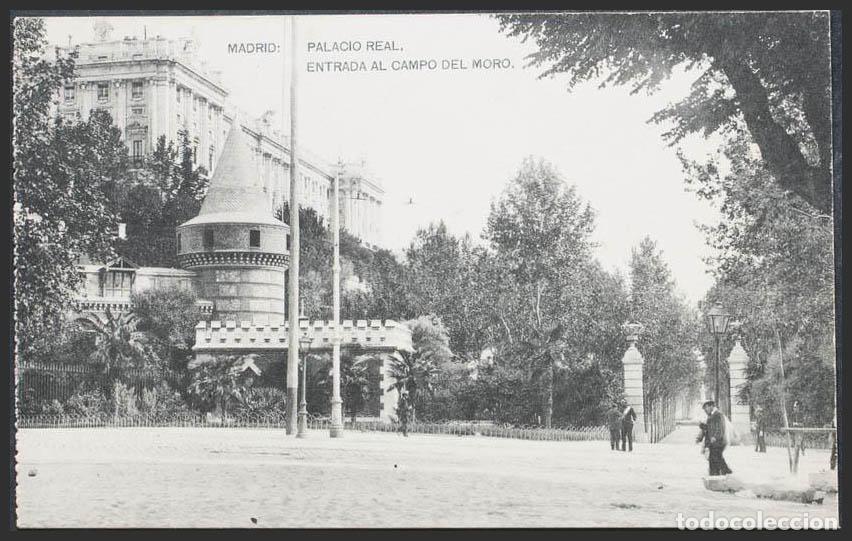Postales: Madrid. MADRID. Palacio Real. Entrada al campo del moro. - Foto 1