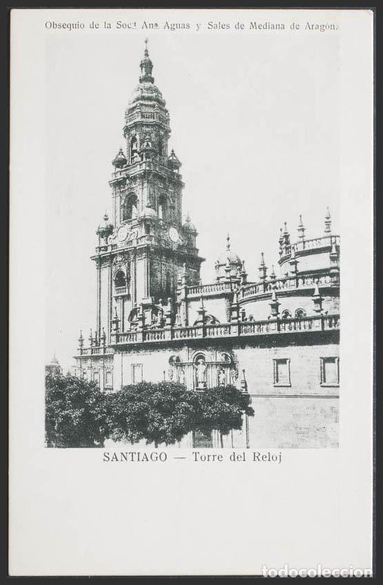 Postales: Coru&ntilde;a. SANTIAGO. Catedral. Torre del Reloj. - Foto 1