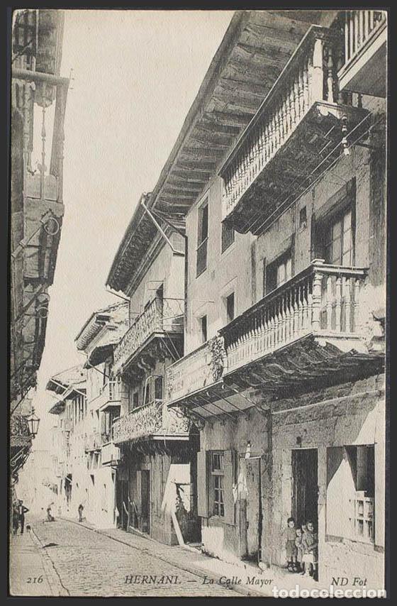 Postales: Guip&uacute;zcoa. HERNANI. Calle Mayor. - Foto 1