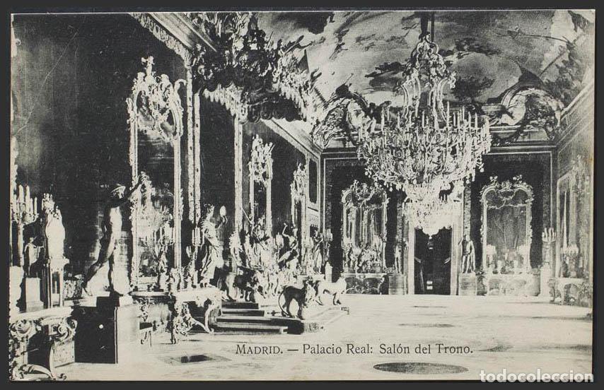 Postales: Madrid. MADRID. Palacio Real. Sal&oacute;n del Trono. - Foto 1