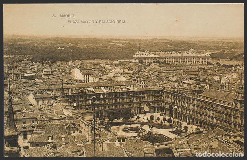Postales: Madrid. MADRID. Plaza Mayor y Palacio Real. - Foto 1
