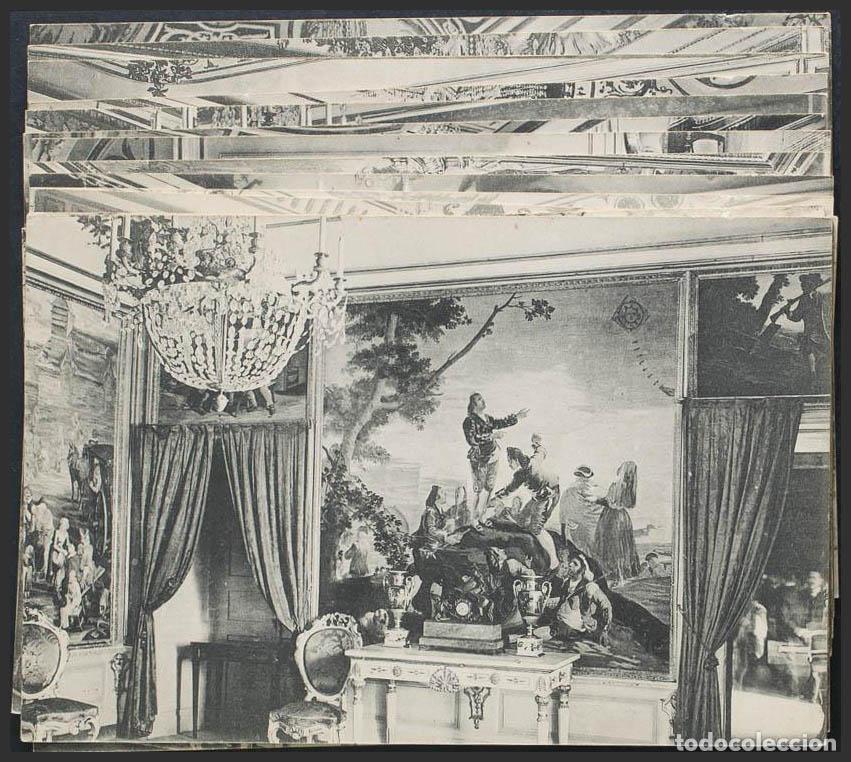 Postales: Madrid. EL PARDO. 13 postales de los tapices del Palacio Real. - Foto 1