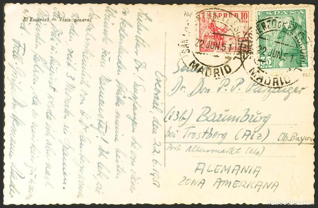 Postales: Madrid. SAN LORENZO DEL ESCORIAL. Monasterio. - Foto 2