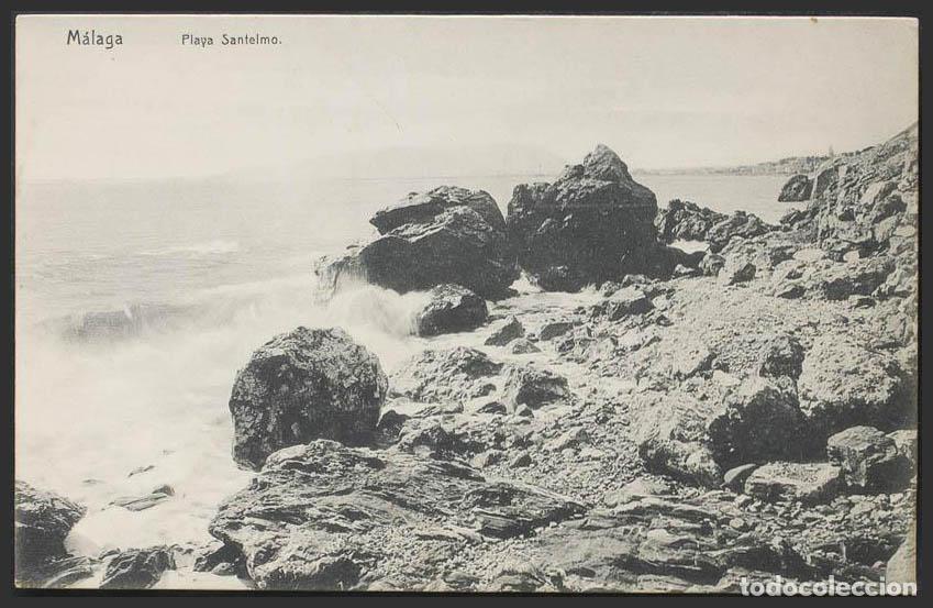 Cartoline: M&aacute;laga. MALAGA. Playa Santelmo.