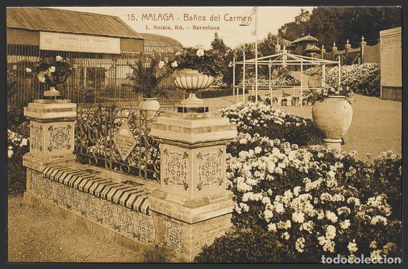 Postales: M&aacute;laga. MALAGA. Ba&ntilde;os del Carmen. - Foto 1
