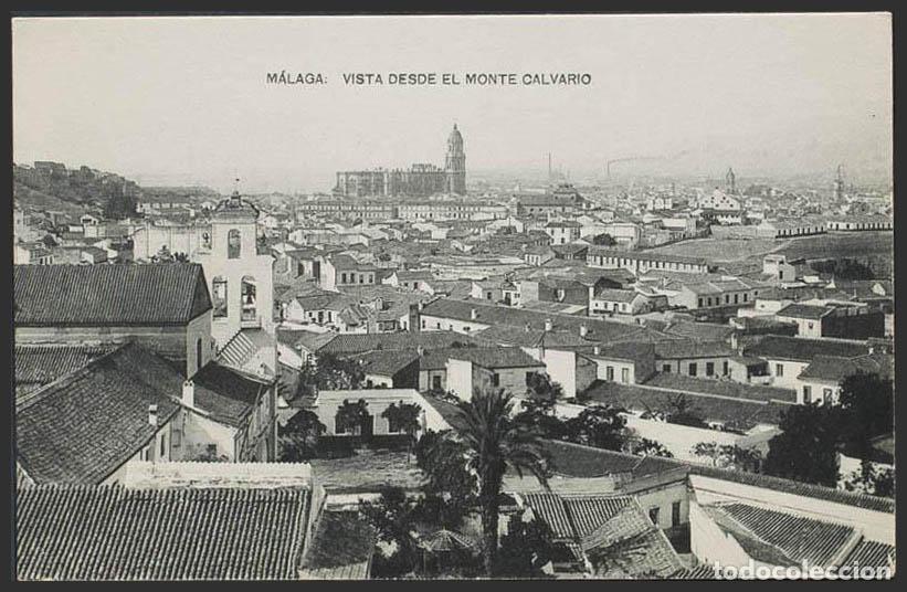 Postkarten: M&aacute;laga. MALAGA. Vista desde el monte Calvario.