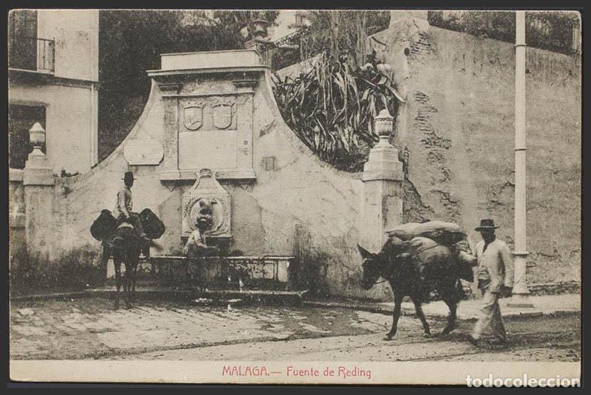 Postcards: M&aacute;laga. MALAGA. Fuente de Reding.