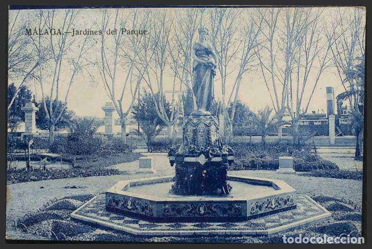 Postcards: M&aacute;laga. MALAGA. Jardines del Parque.