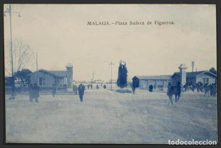Postales: M&aacute;laga. MALAGA. Plaza Su&aacute;rez de Figueroa. - Foto 1