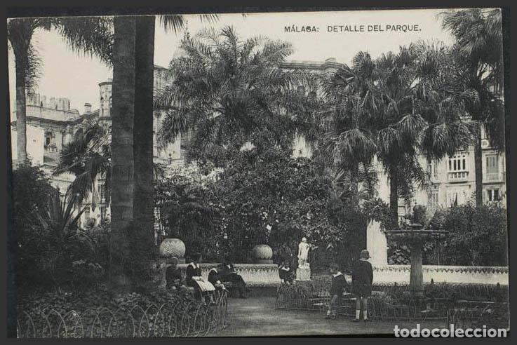 Postcards: M&aacute;laga. MALAGA. Detalle del Parque.