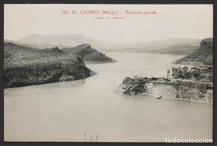 Postales: M&aacute;laga. EL CHORRO. Pantano grande. - Foto 1