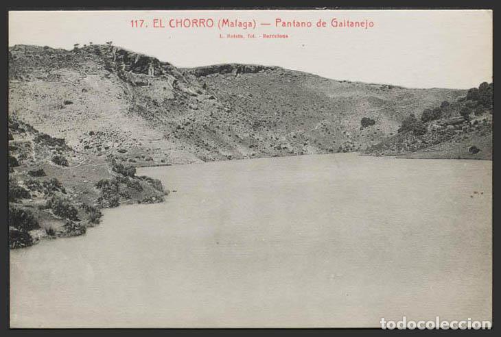 Postales: M&aacute;laga. EL CHORRO. Pantano de Gaitanejo. - Foto 1