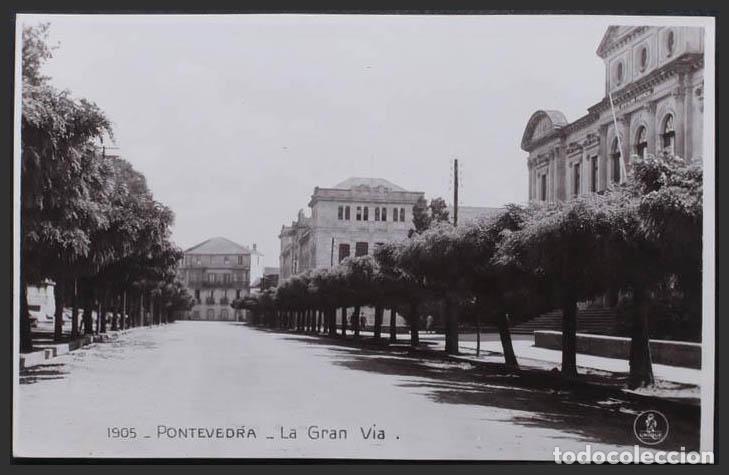 Postales: Pontevedra. PONTEVEDRA. Gran V&iacute;a. - Foto 1