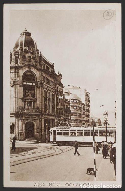 Postales: Pontevedra. VIGO. Calle de Col&oacute;n. - Foto 1