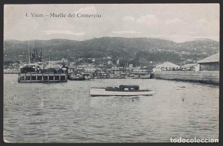 Postales: Pontevedra. VIGO. Muelle del Comercio. - Foto 1