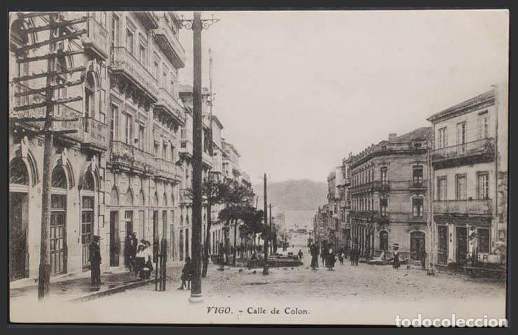 Postales: Pontevedra. VIGO. Calle de Col&oacute;n. - Foto 1