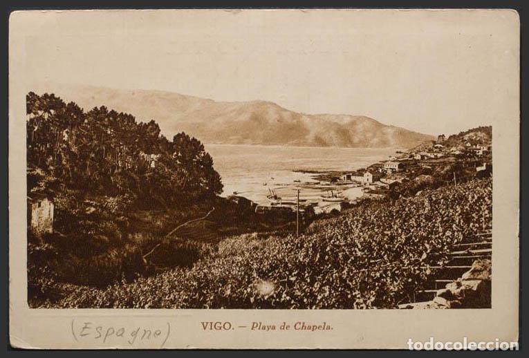 Postales: Pontevedra. VIGO. Playa de Chapela. - Foto 1