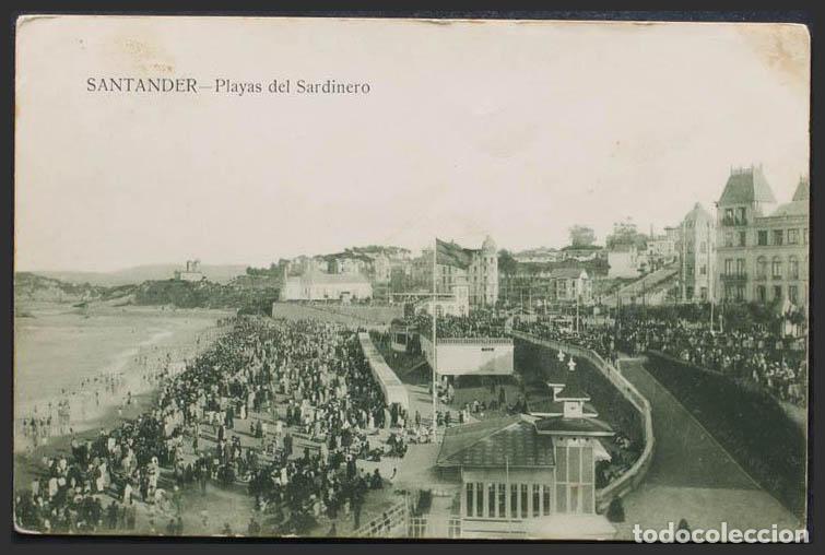 Postales: Cantabria. SANTANDER. Playas del Sardinero. - Foto 1