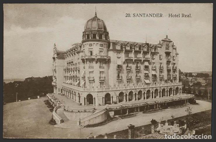 Postales: Cantabria. SANTANDER. Hotel Real. - Foto 1