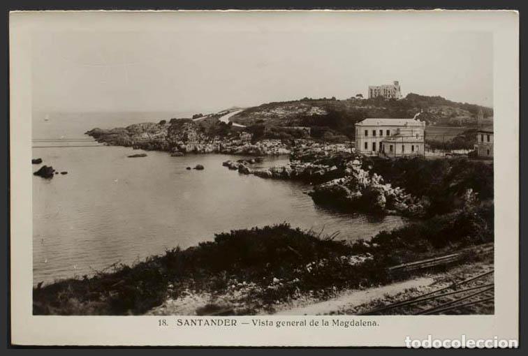 Postales: Cantabria. SANTANDER. Vista general de la Magdalena. - Foto 1