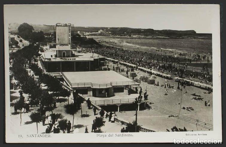 Postales: Cantabria. SANTANDER. Playa del Sardinero. - Foto 1