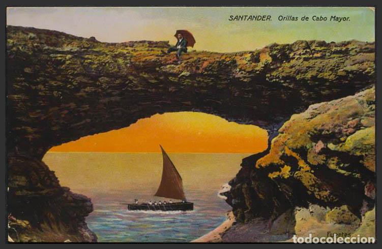 Postales: Cantabria. SANTANDER. Orillas del Cabo Mayor. - Foto 1