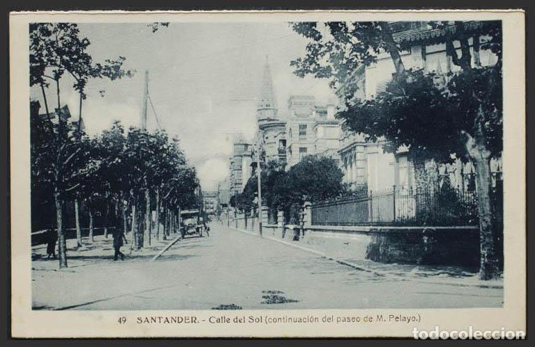 Postales: Cantabria. SANTANDER. Calle del Sol. - Foto 1