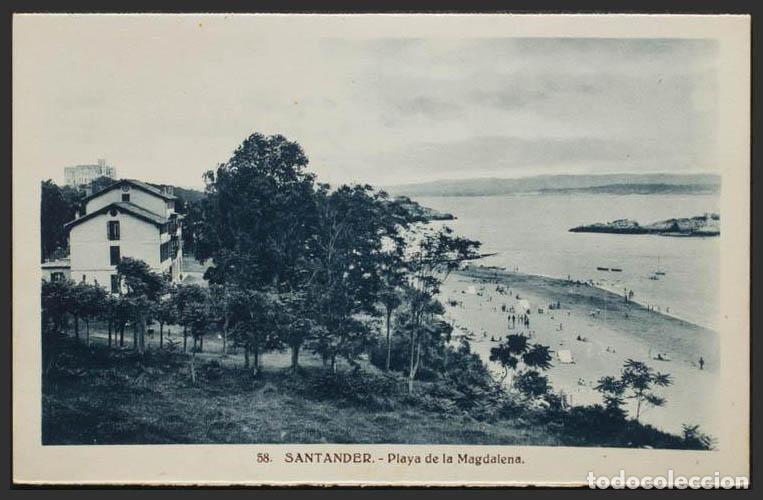 Postales: Cantabria. SANTANDER. Playa de la Magdalena. - Foto 1