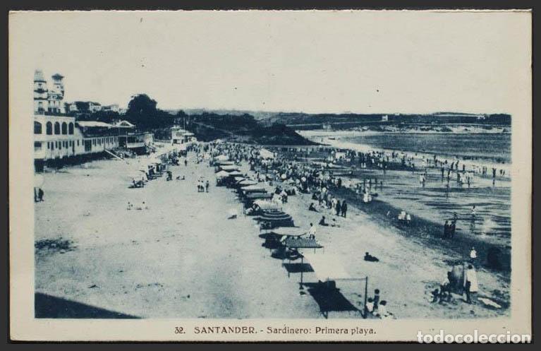 Postales: Cantabria. SANTANDER. Sardinero primera playa. - Foto 1