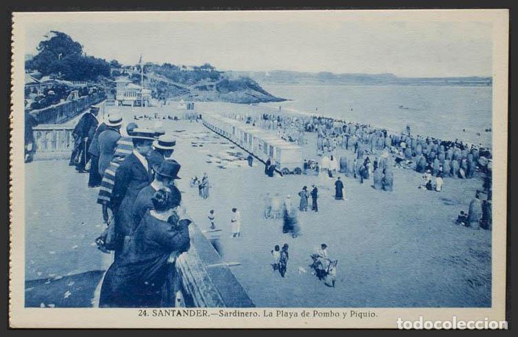 Postales: Cantabria. SANTANDER. Playa de Pombo. - Foto 1