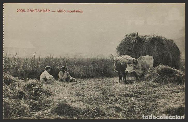 Postales: Cantabria. SANTANDER. Idilio monta&ntilde;&eacute;s. - Foto 1