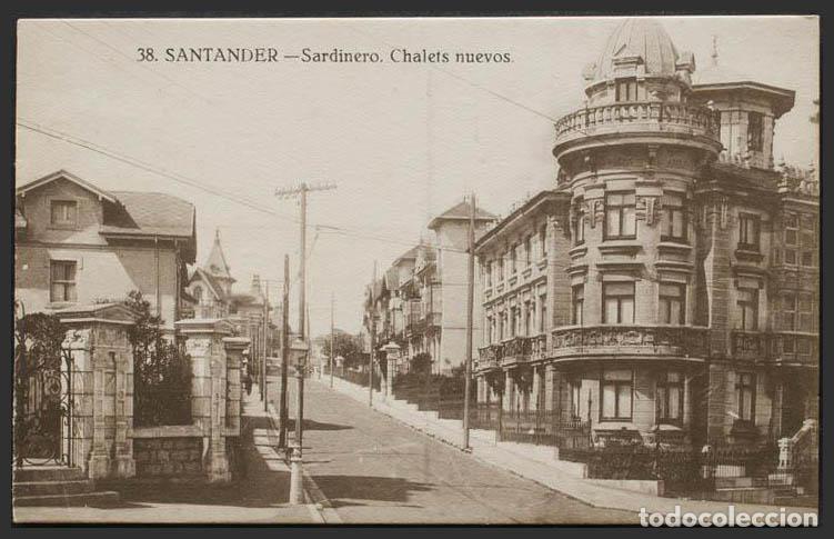 Postales: Cantabria. SANTANDER. Sardinero. Chalets nuevo. - Foto 1