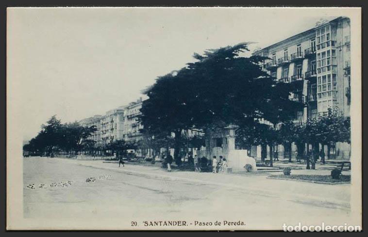 Postales: Cantabria. SANTANDER. Paseo de Pereda. - Foto 1