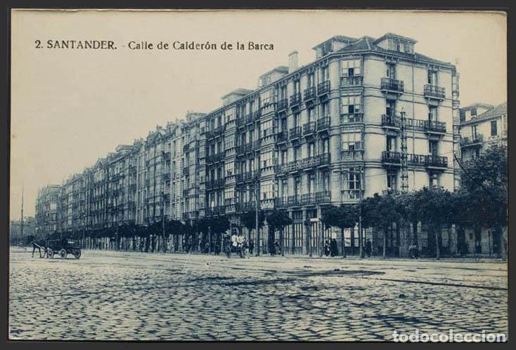 Postales: Cantabria. SANTANDER. Calle de Calder&oacute;n de la Barca. - Foto 1