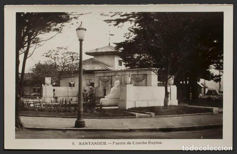 Postales: Cantabria. SANTANDER. Fuente de Concha Espina. - Foto 1