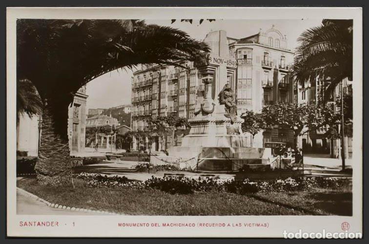 Postales: Cantabria. SANTANDER. Monumento del Machicaco. - Foto 1