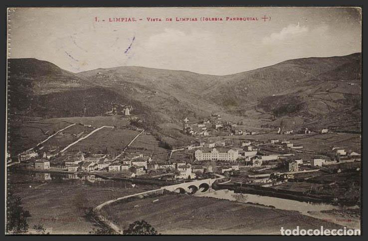 Postales: Cantabria. LIMPIAS. Vista general. - Foto 1