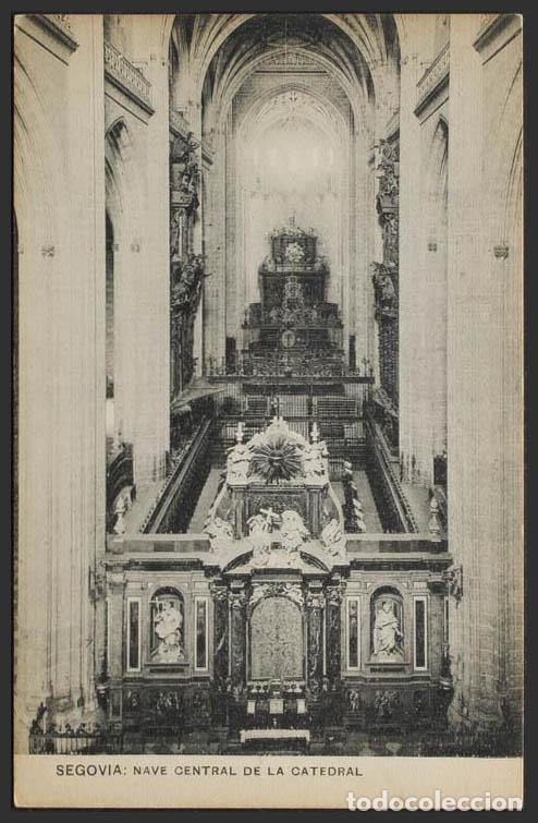 Postales: Segovia. SEGOVIA. Catedral. Nave central. - Foto 1