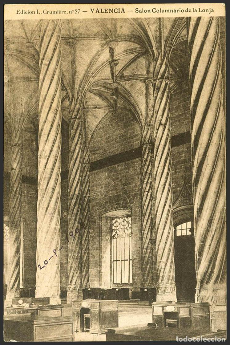 Postales: Valencia. VALENCIA. Lonja. Sal&oacute;n Columnario. - Foto 1