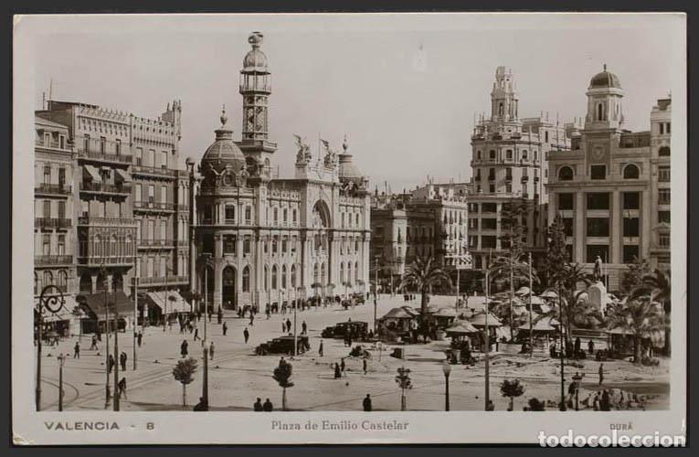 Postales: Valencia. VALENCIA. Plaza de Emilio Castelar. - Foto 1
